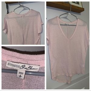 Express - Small - Oversized V Neck Shirt